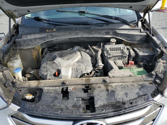 5XYZUDLA3FG267952 - 2015 HYUNDAI SANTA FE S SILVER photo 12