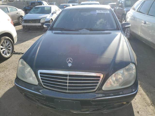 WDBNG84J03A350261 - 2003 MERCEDES-BENZ S 500 4MATIC CHARCOAL photo 5