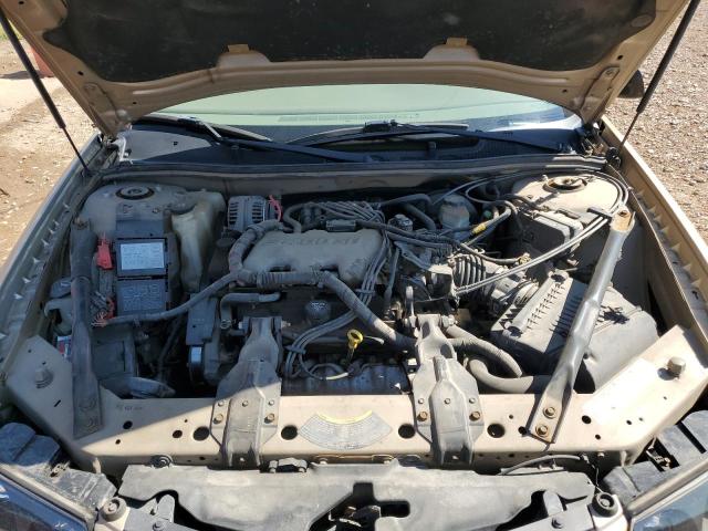 2G1WF52E349153989 - 2004 CHEVROLET IMPALA GOLD photo 11