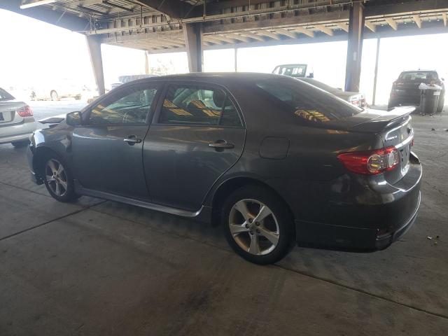 2T1BU4EE8DC005614 - 2013 TOYOTA COROLLA BASE GRAY photo 2