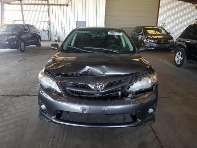 2T1BU4EE8DC005614 - 2013 TOYOTA COROLLA BASE GRAY photo 5