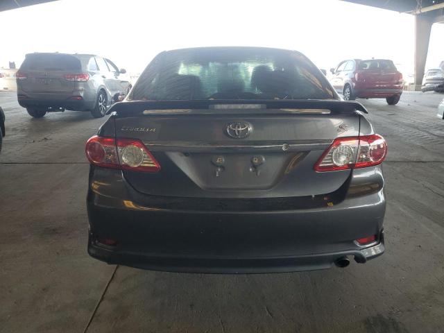 2T1BU4EE8DC005614 - 2013 TOYOTA COROLLA BASE GRAY photo 6