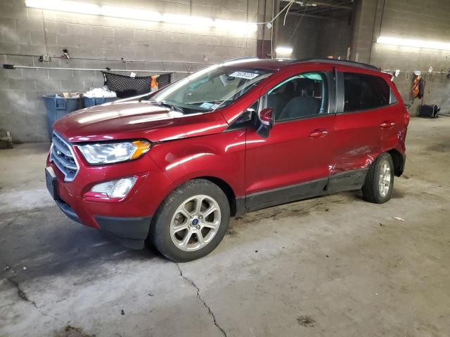 MAJ3S2GE7KC299627 - 2019 FORD ECOSPORT SE BURGUNDY photo 1