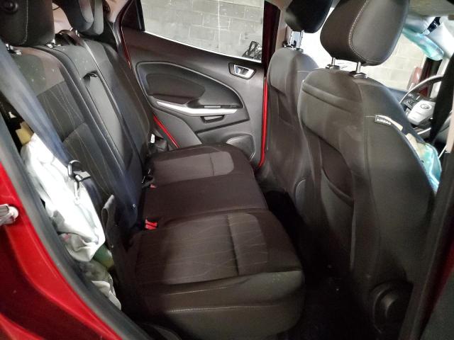 MAJ3S2GE7KC299627 - 2019 FORD ECOSPORT SE BURGUNDY photo 10