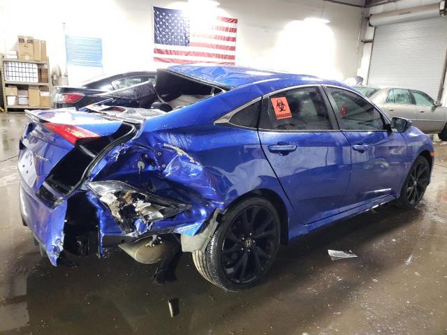 2HGFC2F8XKH586569 - 2019 HONDA CIVIC SPORT BLUE photo 3