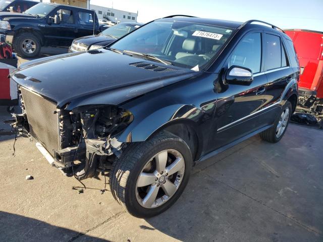 4JGBB8GB2AA602690 - 2010 MERCEDES-BENZ ML 350 4MATIC BLACK photo 1