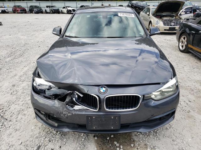 WBA8E5G52GNT40909 - 2016 BMW 320 XI GRAY photo 5