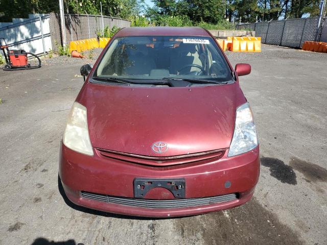 JTDKB22U540056844 - 2004 TOYOTA PRIUS MAROON photo 5