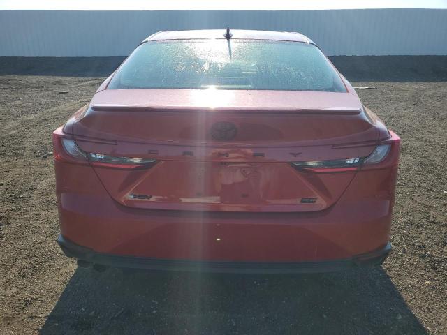 4T1DAACK9SU038576 - 2025 TOYOTA CAMRY XSE RED photo 6