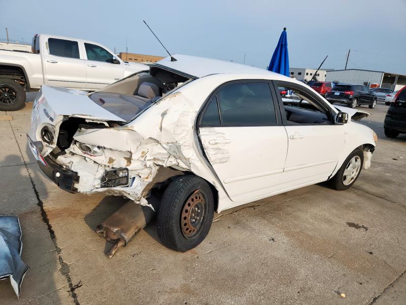 1NXBR32E35Z447510 - 2005 TOYOTA COROLLA CE WHITE photo 3