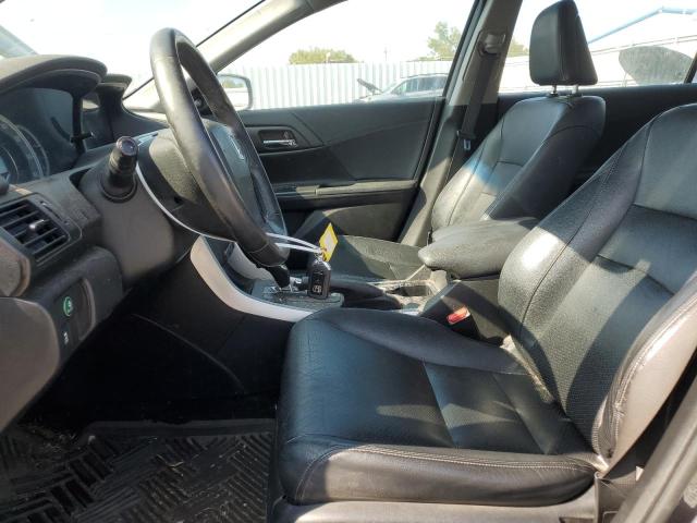 1HGCR2F8XDA029034 - 2013 HONDA ACCORD EXL GRAY photo 7