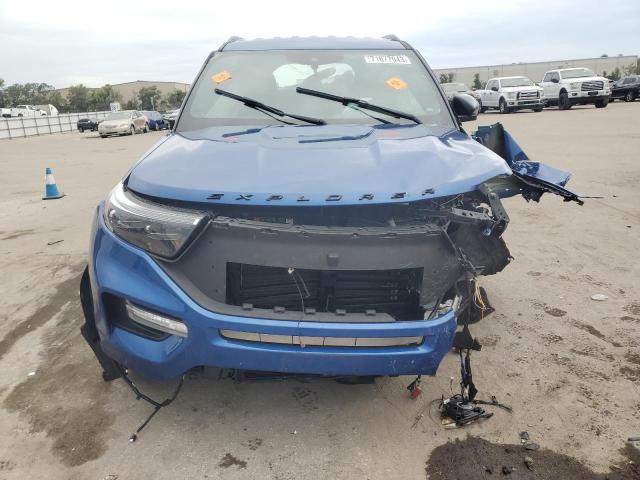 1FM5K8GC3LGC07214 - 2020 FORD EXPLORER ST BLUE photo 5