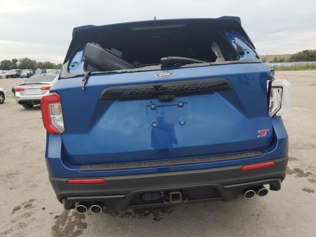 1FM5K8GC3LGC07214 - 2020 FORD EXPLORER ST BLUE photo 6