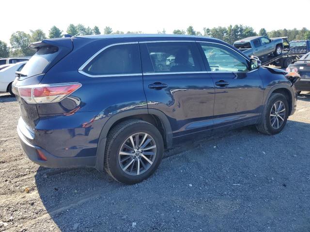 5TDJKRFH4ES024449 - 2014 TOYOTA HIGHLANDER XLE 蓝色 照片 3