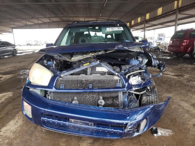 JTEGH20V530091670 - 2003 TOYOTA RAV 4 BLUE photo 5