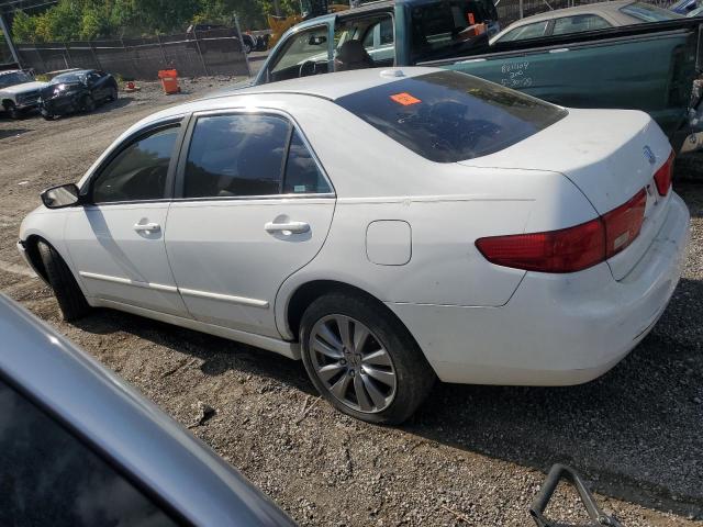 1HGCM66845A043180 - 2005 HONDA ACCORD EX WHITE photo 2