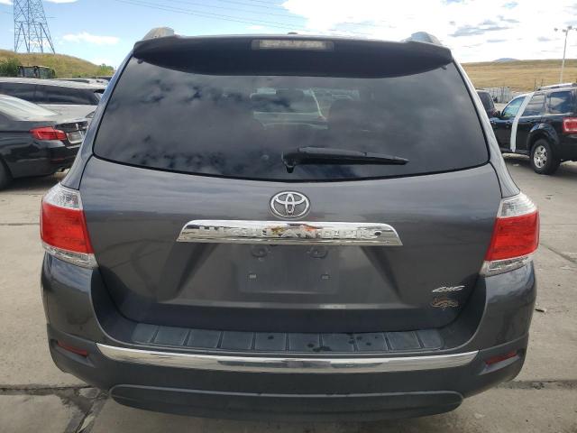 5TDDK3EH9DS264543 - 2013 TOYOTA HIGHLANDER LIMITED GRAY photo 6