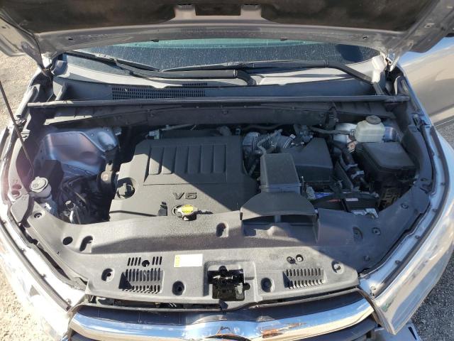 5TDJKRFH5FS086055 - 2015 TOYOTA HIGHLANDER XLE SILVER photo 12