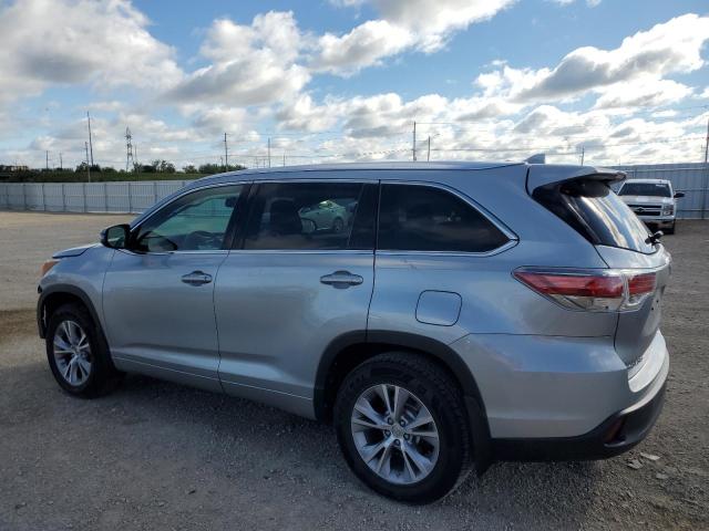 5TDJKRFH5FS086055 - 2015 TOYOTA HIGHLANDER XLE SILVER photo 2