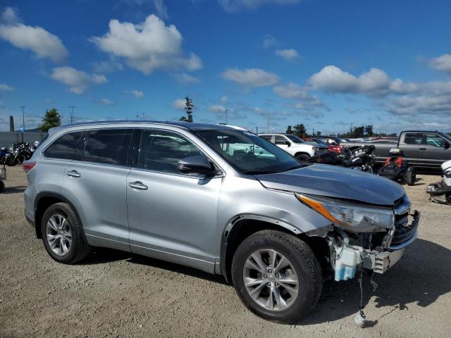 5TDJKRFH5FS086055 - 2015 TOYOTA HIGHLANDER XLE SILVER photo 4