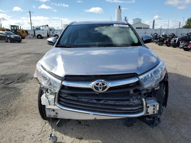 5TDJKRFH5FS086055 - 2015 TOYOTA HIGHLANDER XLE SILVER photo 5