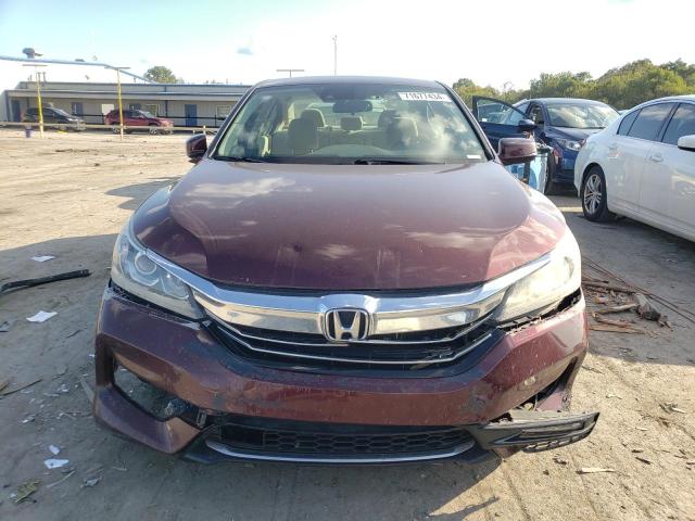 JHMCR6F33HC021456 - 2017 HONDA ACCORD HYBRID MAROON photo 5