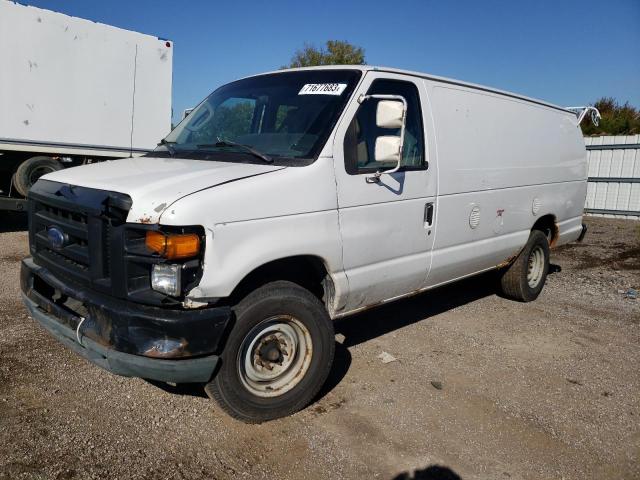 1FDSS3EL7BDA76300 - 2011 FORD ECONOLINE E350 SUPER DUTY VAN WHITE photo 1