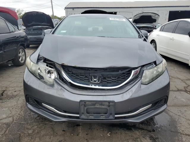 19XFB2F54DE078507 - 2013 HONDA CIVIC LX GRAY photo 5