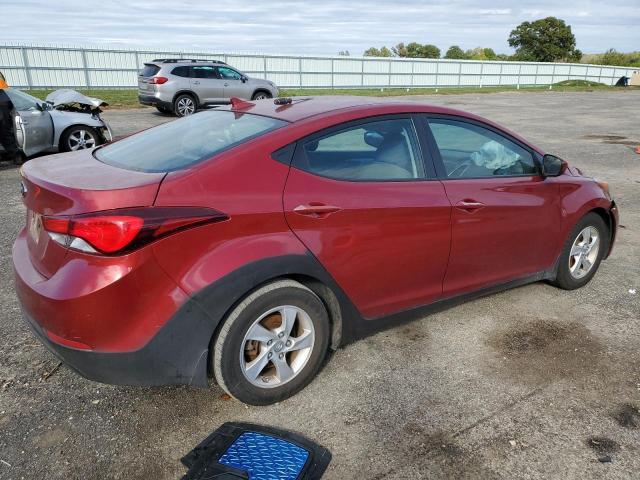 5NPDH4AE5EH540062 - 2014 HYUNDAI ELANTRA SE RED photo 3