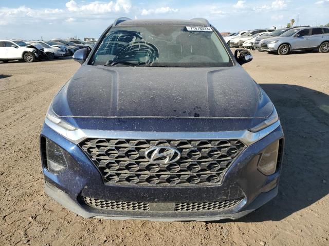 5NMS33AA4LH279921 - 2020 HYUNDAI SANTA FE SEL BLUE photo 5