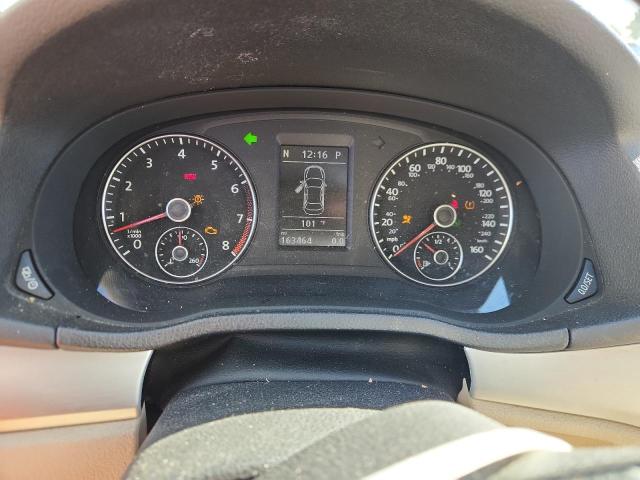 1VWBP7A38DC056419 - 2013 VOLKSWAGEN PASSAT SE თეთრი ფოტო 9