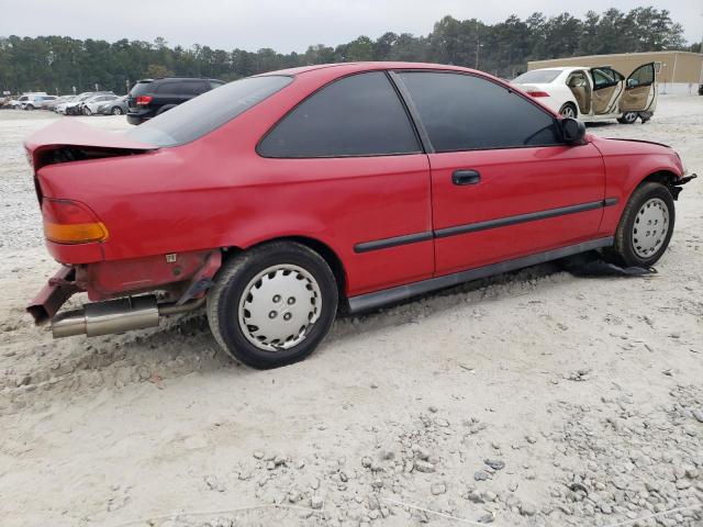 1HGEJ6128VL049296 - 1997 HONDA CIVIC DX RED photo 3