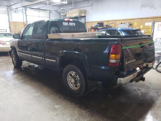 1GCGK29U32Z264595 - 2002 CHEVROLET SILVERADO K2500 GREEN photo 2