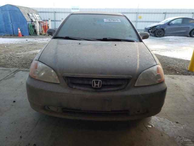 1HGEM22583L044895 - 2003 HONDA CIVIC A LX SILVER photo 5