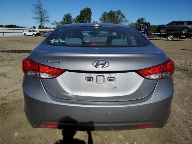 KMHDH4AE5DU973140 - 2013 HYUNDAI ELANTRA GLS SILVER photo 6