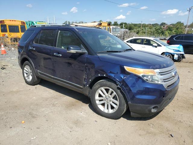 1FMHK8D82BGA17528 - 2011 FORD EXPLORER XLT 蓝色 照片 4