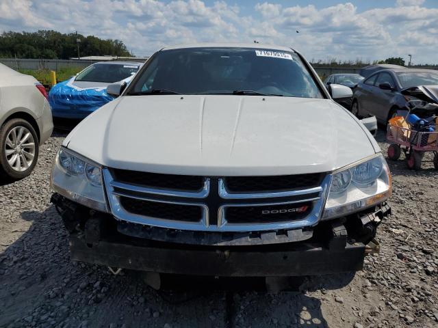1C3CDZCB7CN227992 - 2012 DODGE AVENGER SXT WHITE photo 5