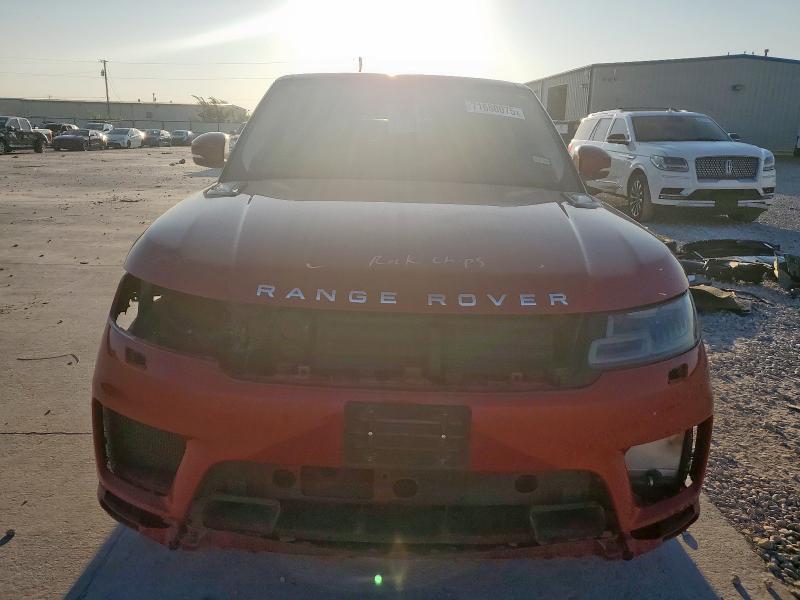 SALWR2RK7JA697123 - 2018 LAND ROVER RANGE ROVE HSE BURGUNDY photo 5