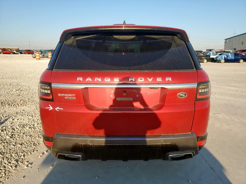 SALWR2RK7JA697123 - 2018 LAND ROVER RANGE ROVE HSE BURGUNDY photo 6