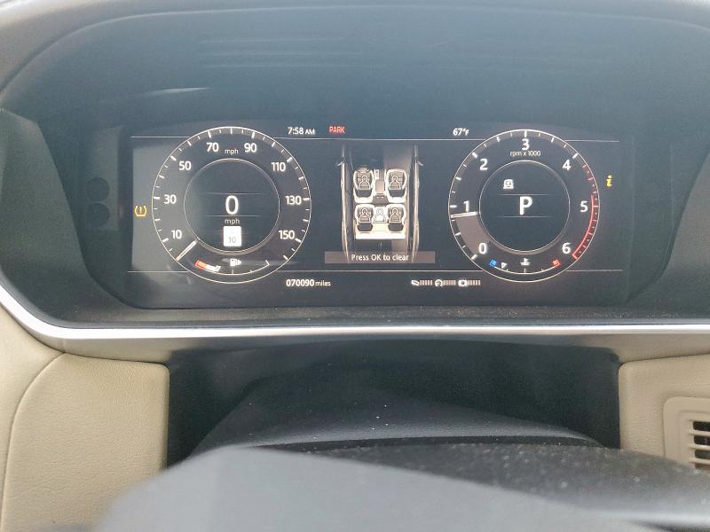 SALWR2RK7JA697123 - 2018 LAND ROVER RANGE ROVE HSE BURGUNDY photo 9