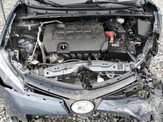 2T1BURHE7KC211125 - 2019 TOYOTA COROLLA L GRAY photo 11
