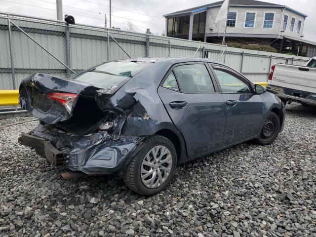 2T1BURHE7KC211125 - 2019 TOYOTA COROLLA L GRAY photo 3