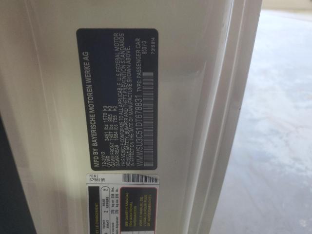 WMWSU3C51DT678831 - 2013 MINI COOPER BEIGE photo 13