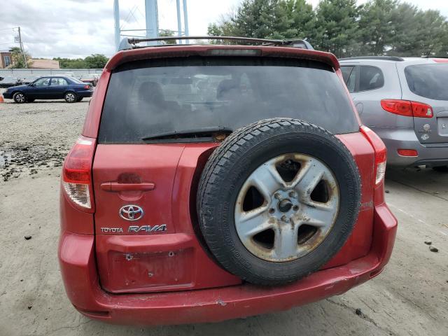 JTMBD33V086076316 - 2008 TOYOTA RAV4 RED photo 6