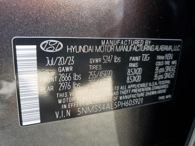 5NMS54AL5PH603921 - 2023 HYUNDAI SANTA FE CALLIGRAPHY GRAY photo 13