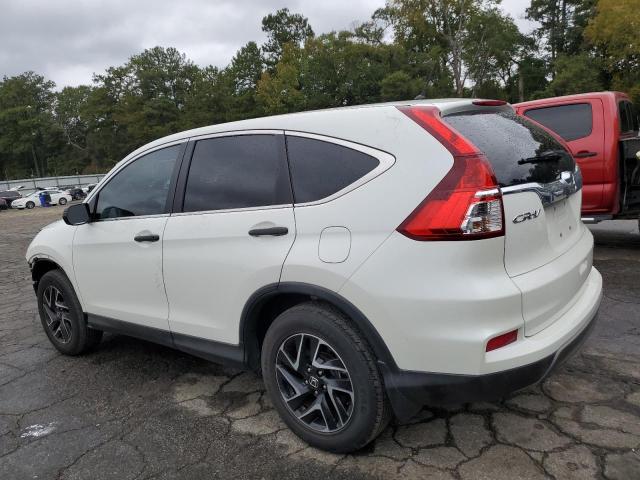 5J6RM3H4XGL002569 - 2016 HONDA CR-V SE WHITE photo 2