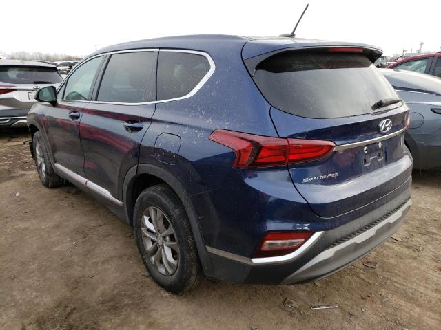 5NMS23AD6LH304170 - 2020 HYUNDAI SANTA FE SE BLUE photo 2