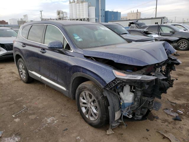 5NMS23AD6LH304170 - 2020 HYUNDAI SANTA FE SE BLUE photo 4