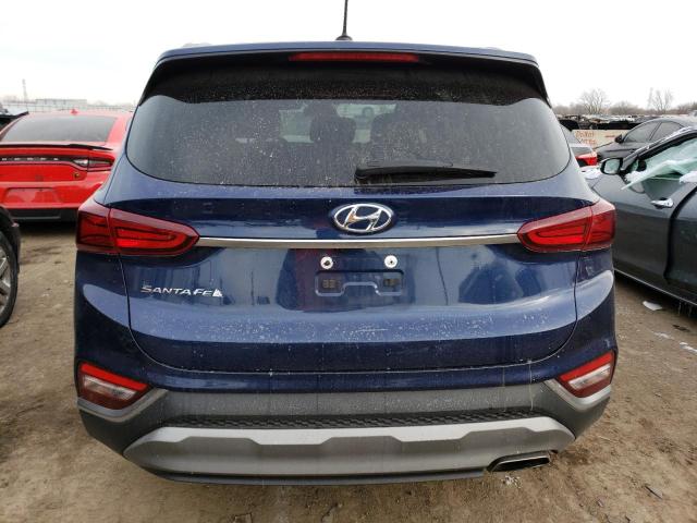 5NMS23AD6LH304170 - 2020 HYUNDAI SANTA FE SE BLUE photo 6