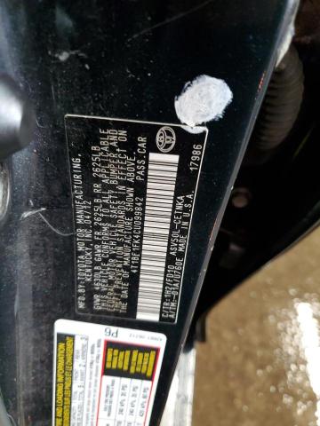 4T1BF1FK4CU099842 - 2012 TOYOTA CAMRY BASE Черный фото 12